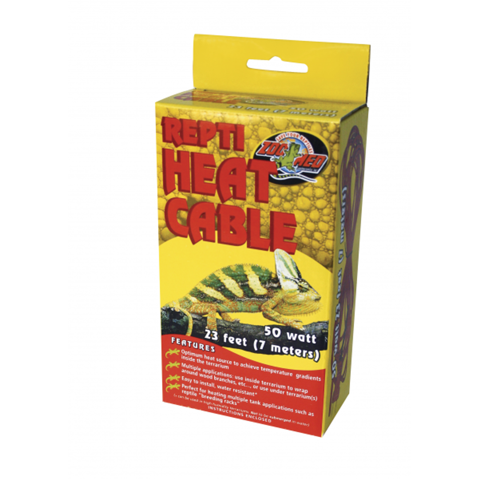 Zoo Med Repti Heat Cable & Socket Reptile Terrarium Heating